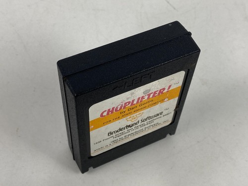 Choplifter! Atari 400 800 XL XE Brøderbund Game Cartridge 1982 - Picture 3 of 4