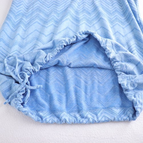 Merrell Womens Tank Top Size XL Blue Jersey Activewear Drawstring Hem - Picture 8 of 12