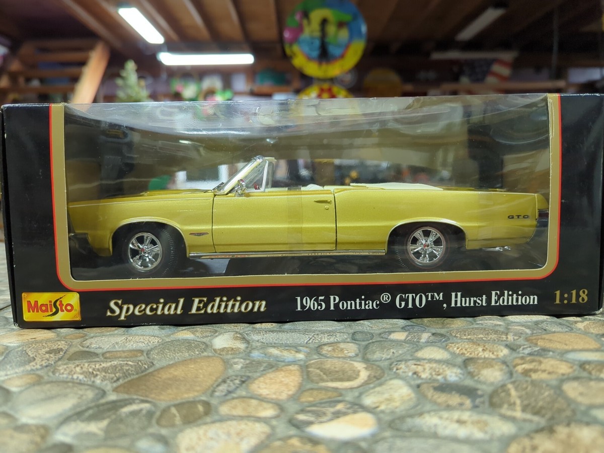 1965 Pontiac GTO Hurst Edition 1:18 マイスト MAISTO 1/18 - 31884 1965 PONTIAC GTO HURST EDITION - GOLD | eBay