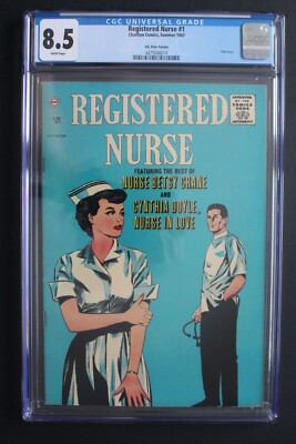 Registered Nurse 1 Charlton 1963 Cynthia Doyle Nurse Betsy Crane VARIANT CGC 8.5