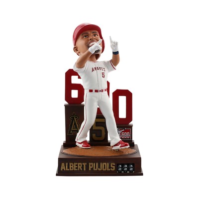 Albert Pujols Los Angeles Angels 600 Home Run - Home Run Tracker Bobblehead MLB