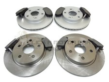 Discos y pastillas de freno delantero y trasero para Toyota Corolla 1.3 1.4 1.6 2014-2018