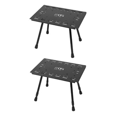 Adjustable Height Table Aluminum Alloys Camping Desk Portable Folding Chair