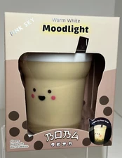 Nightlight Pink Sky Kawaii Moodlight Boba Tea