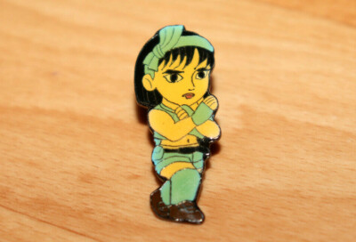 Tekken 2 Jun Kazama Vintage Rare Promo Pin Badge PS1 Arcade game Collectible