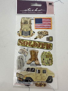 EK Sticko Stickers US Soldier SPUPGR11