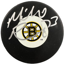 Michael Ryder Autographed Boston Bruins Hockey Puck BAS NHL