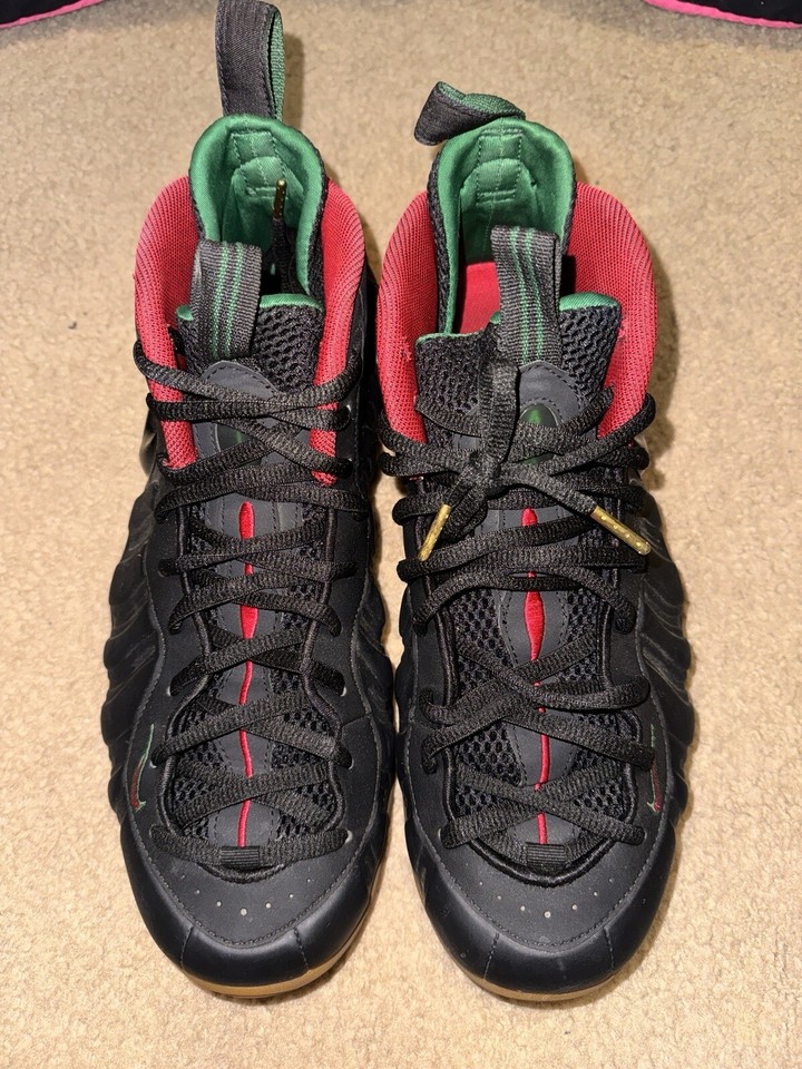 Size 13 Nike Foamposite Pro Gucci Black 888409452008 eBay