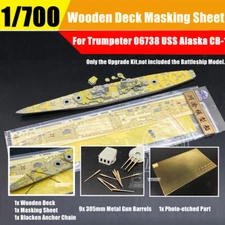 1/700 USS Alaska CB-1 Battleship Super Detail-up Upgrade Set for Trumpeter 06738