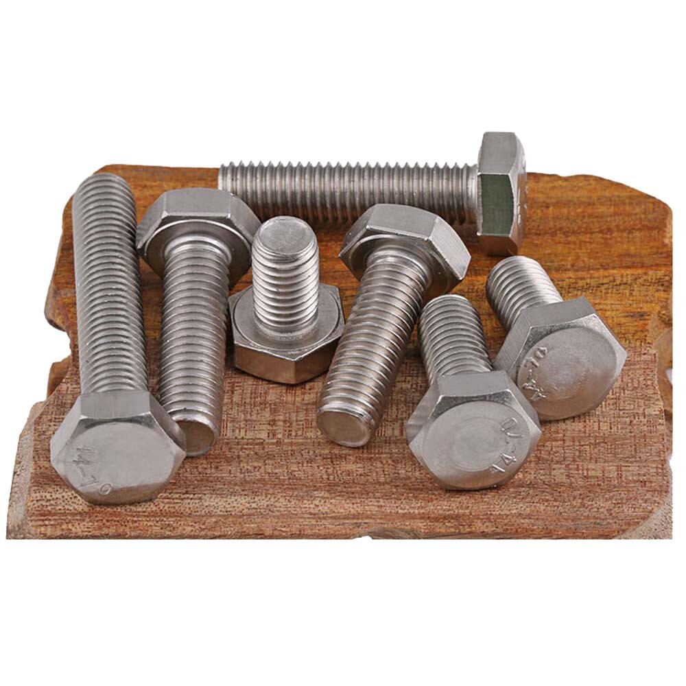 M8 - 1.25 316 Stainless Steel Hex Head Bolts Fully Threaded
