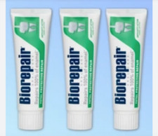 FREE Ship 3 BIOREPAIR TOTAL PROTECTIVE 100 ENAMEL RESTORATION NO FLUOR ITALY
