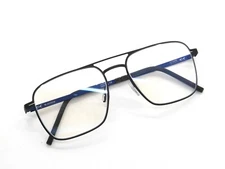 BLACKFIN FRESNO BF922  Col. 1308 Matte Black/Blue Titanium 55mm Eyeglasses