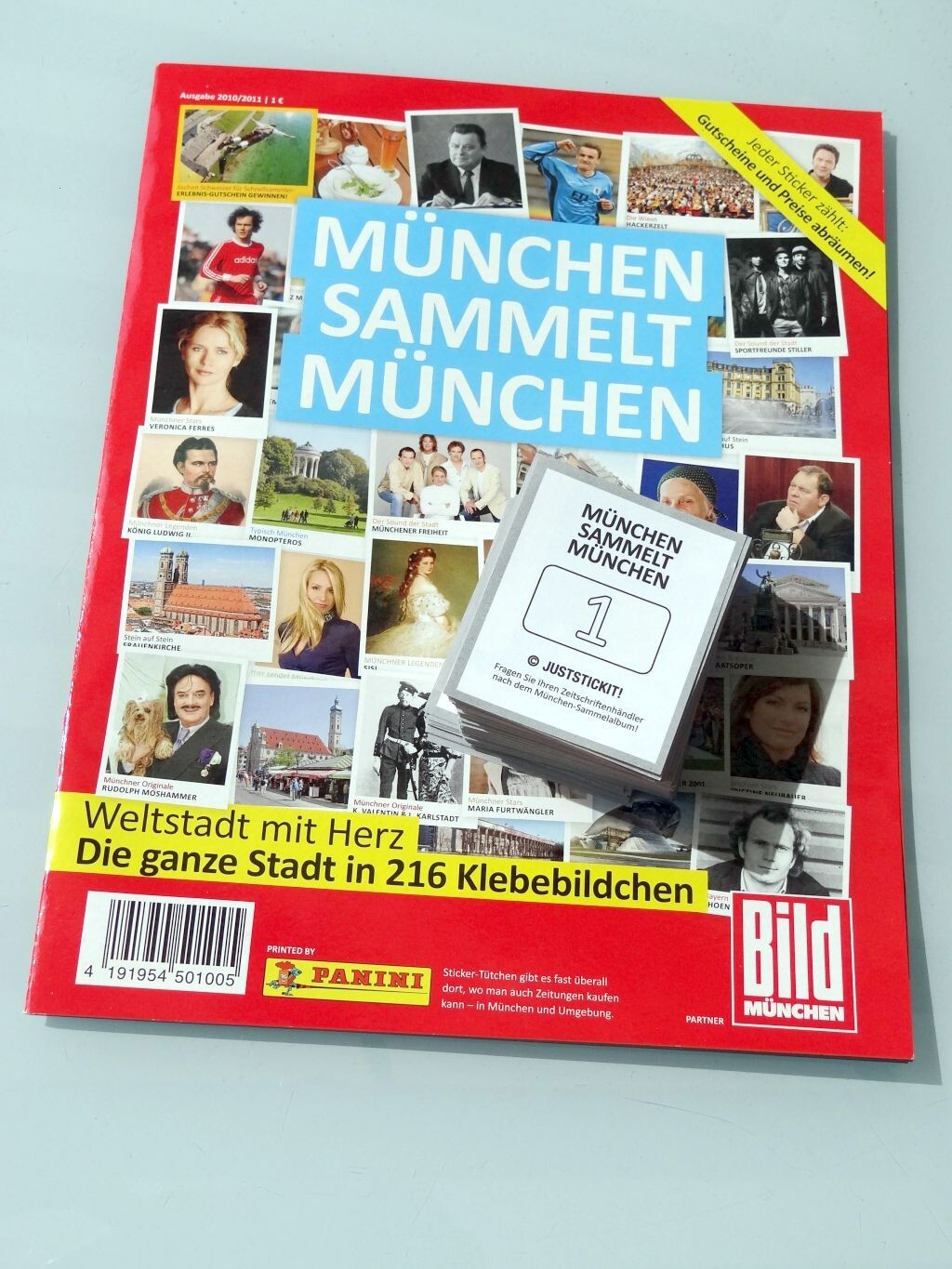Panini München Sammelt München - Leeralbum + Komplettes Stickerset