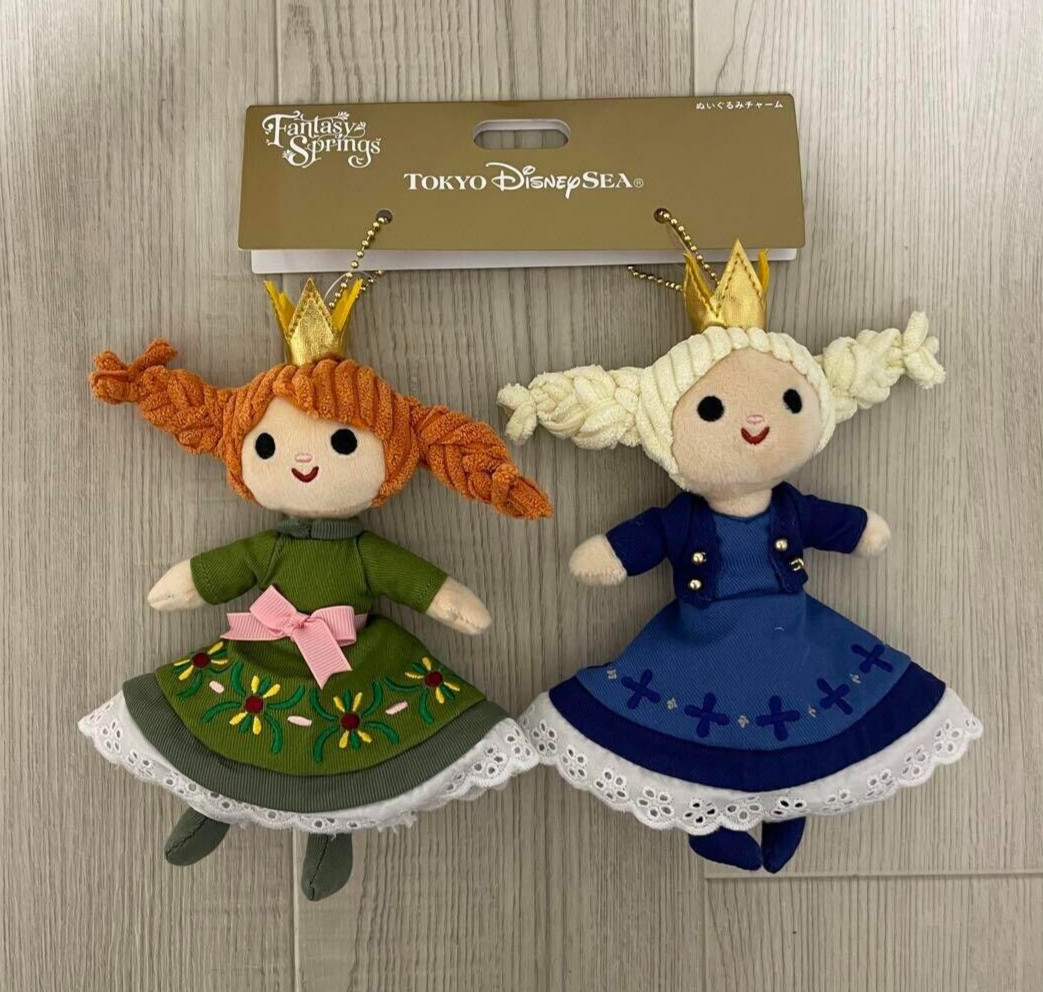 Tokyo Disney Resort Fashion Doll8体セット Japan Tokyo Disney Resort Store Plush Toy Set Elsa Ana Frozen