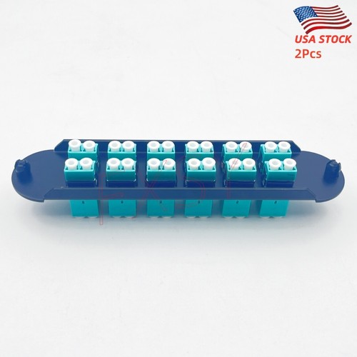 Adaptador 2 Piezas Panel Fibra Óptica 12 LC Dúplex OM3 Compatible CORNING CCH-CP24-E4 - Imagen 6 de 9