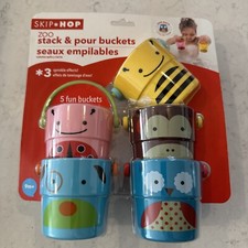 Skip Hop Zoo Stack and Pour Buckets Brand New Sealed