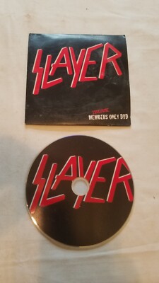 2010 SLAYER Exclusive Fan Club Members Only DVD Live Nation In Cardboard Sleeve