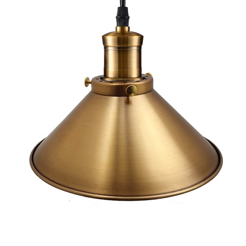 Vintage Industrial Ceiling Pendant Light Metal Lampshade Loft Hanging Retro Lamp - Picture 9 of 9