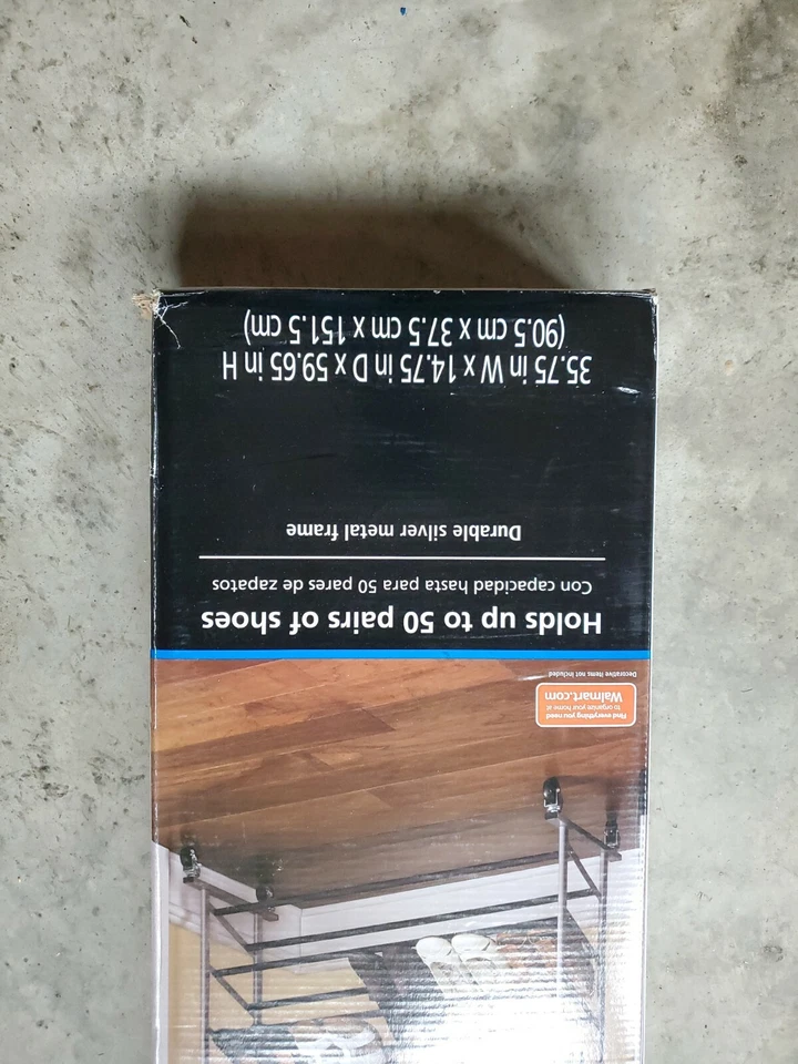 Organizador de zapatos Mainstay independiente de 10 niveles  Foto 4 de 4