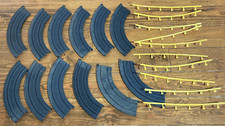 Lot Of 12 Vintage AFX AURORA HO Slot Car 9" 1/4" Radius Circle Curve Track 8623