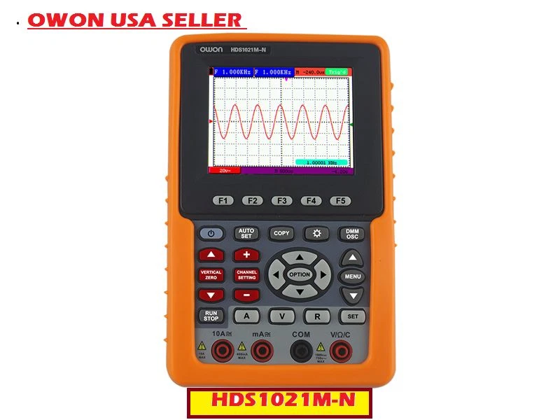 Owon HDS1021M-N Latest 3.5"  20MHz 100MS/s Handheld Digital Storage Oscilloscope - Image 2 of 4