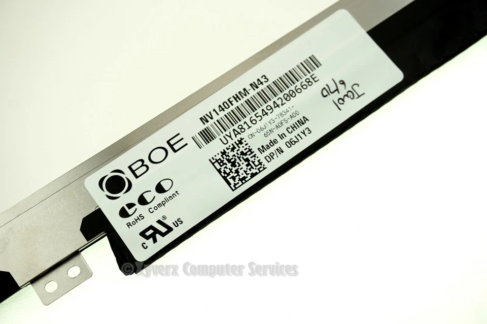 6J1Y3 NV140FHM-N43 GENUINE DELL LCD 14.0 LED LATITUDE E5470 P62G GRD (A) (AF83) - Image 4 of 4