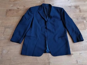 HUGO-BOSS-MADE-IN-USA-VIRGIN-WOOL-SUIT-46R-EINSTEIN-BETA-Great-Condition