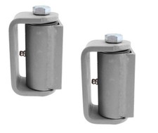 Liftmaster 2100U Std. Duty Roller Cage Bearing Hin, Both Sides (Unfinished) Pair