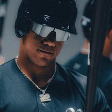 100% Speedcraft SL Juan Soto Signature Sunglasses – Polished Black Chrome Frame