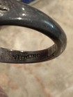 Antique Sterling Silver Art Deco Siamese Niello-Work Flip Ring or Reversable  — photo 10