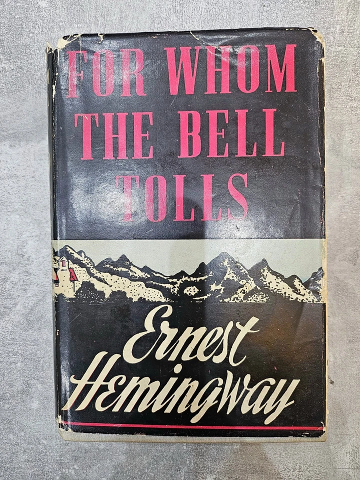 Rare Indian 1st Edition of "For Whom the Bell Tolls" signed by Ernest Hemingway  - Image 2 of 4