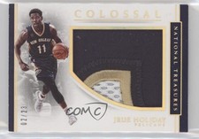2016-17 Panini National Treasures Colossal Materials Prime 2/23 Jrue Holiday h8k