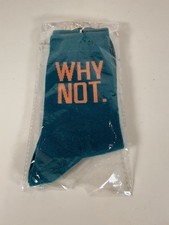 Oasis Liam Gallagher Socks Why Me Why Not? Green New In Pack Mens One Size