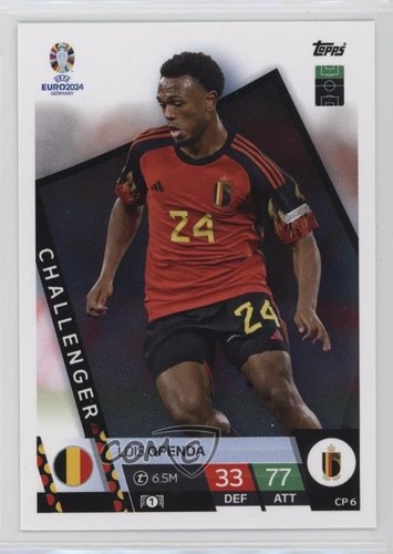 Lois Openda #CP6 2024 Topps Match Attax UEFA EURO Challenger card