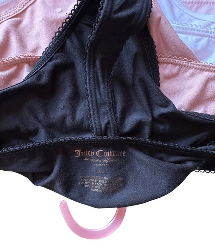 Paquete de 5 bragas tanga JUICY COUTURE para mujer sin líneas talla XL multicolor - Imagen 5 de 5
