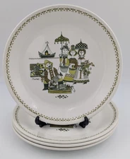 Market by Figgjo Turi Design Norway Ceramic Dinner Plate 10.25" Set of 4 - READ