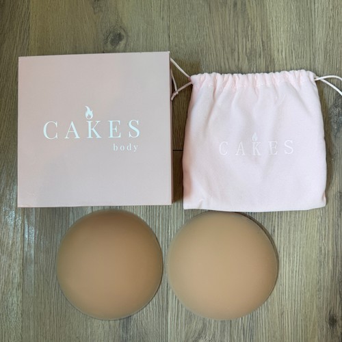 CAKES Body Plus Silicone Nipple Covers Honey Adhesive Free Reusable Pasties Box