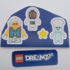 USA    Seller - LEGO - 5 DreamZzz Glow in the Dark Stickers - 5007937