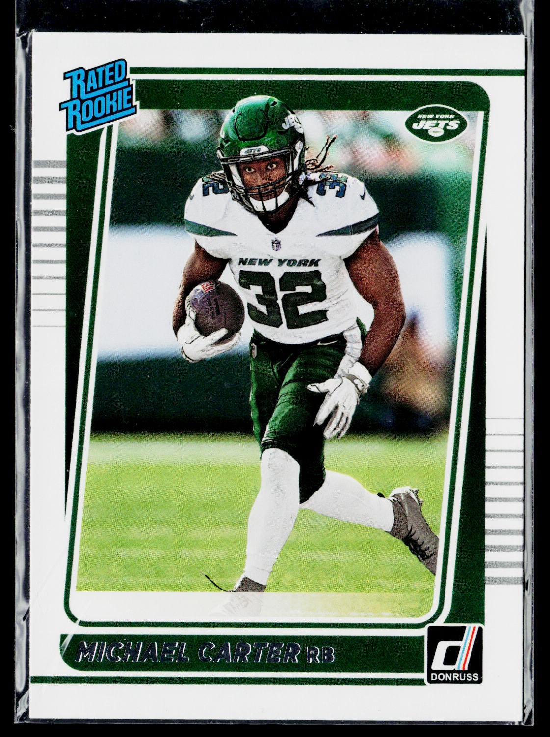 2021 Donruss #268 Michael Carter New York Jets Rookie
