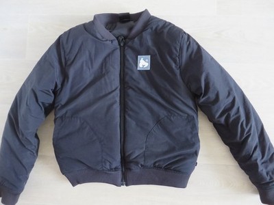 Money keep away from fire Jungen neuwertige Bomberjacke Schwarz 12-13 Jahre