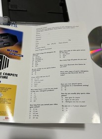 Bill Walsh College Football (Sega CD, 1993) TESTED CIB COMPLETE REG CARD