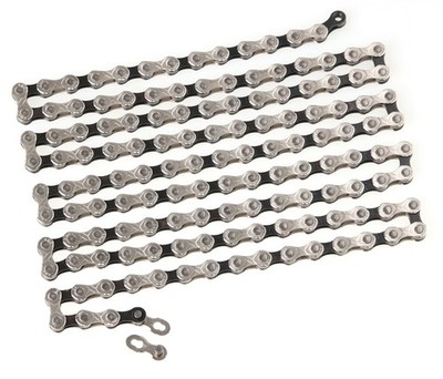KMC X9 Fahrradkette silber-schwarz 9-fach 116 Glieder mit Schloss