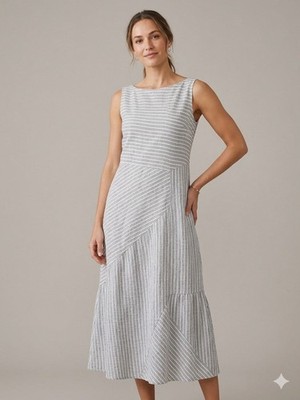 chinese dress ladies JANET LINEN DRESS main image 0