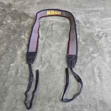 Nikon NS-1 Gray/Red/Yellow ns1 Camera Shoulder SLR DSlr VIntage Strap Genuine