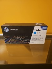 HP Q6001A 124A Genuine Sealed Cyan Toner Cartridge