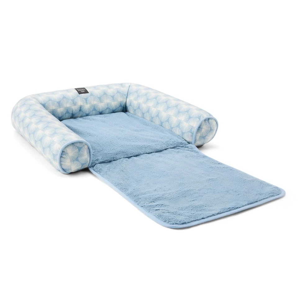 PET Kendall Acanalado Geo Acogedor Sofá Protector Cama Mascota, Acogedor y Calmante, Antideslizante... Foto 2 de 4