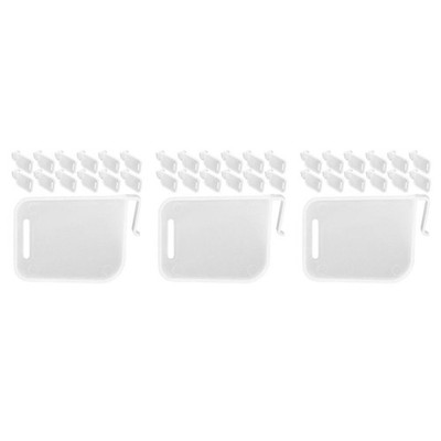 3 Pieces Klarer Kühlschrankorganisator Kühlschrank-Aufbewahrungsbehälter