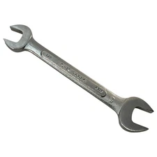 S-K Tools 0-1618 Double Open Ended Wrench 1/2" x 9/16" Made in USA SK Used