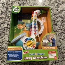 LeapFrog Learn & Groove Jazzy Saxophone with Accessories, Baby and Toddler Toys