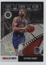 2019 Panini NBA Hoops Premium Stock Lights Camera Action Holo Stephen Curry 11ng